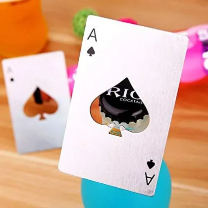 Hot Sale Popular Beer Bottle Opener Ace of Spades Beer Cap Opener