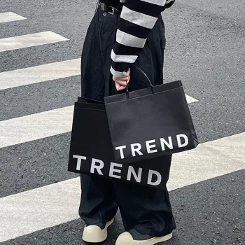 Eco Foldable Trendy Custom Non Woven Tote Bag