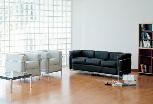 Le corbusier bank LC2 sofa sets