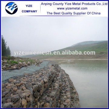 China Manufacturer double twisted rock wire mesh stone gabion