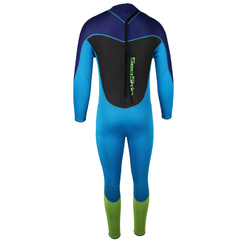 Seaskin Mens 3mm Back Zip Basic Neoprene Surfing Wetsuit