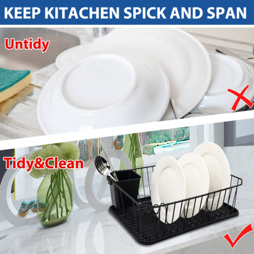 Silicone Dish Drying Rack Golden dish drying rack Supplier