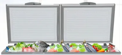 White Horizontal Small Household Freezer Deep Chest Freezer