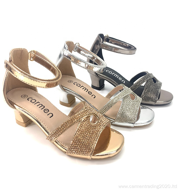 New summer low-heeled peep-toe princess sandals