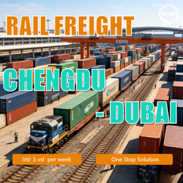 Chengdu'dan Dubai'ye Demiryolu Kargosu