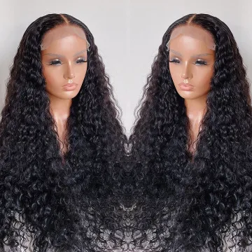 Raw Brazilian Kinky Curly Virgin Human Hair HD Full Transparent Lace Frontal Wig Cheap Wholesale Lace Front Human Hair Wig