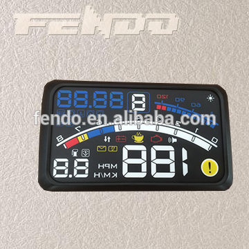 5.5inch Universal Vehicl Car Bluetooth Navigation Edition HUD Head up Display OBD,II,EUOBD trip computer GPS Parallel visibility