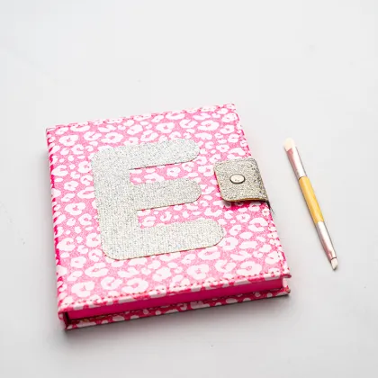 Pink Empty Eyeshadow Palette Magnetic Paper Packaging Box