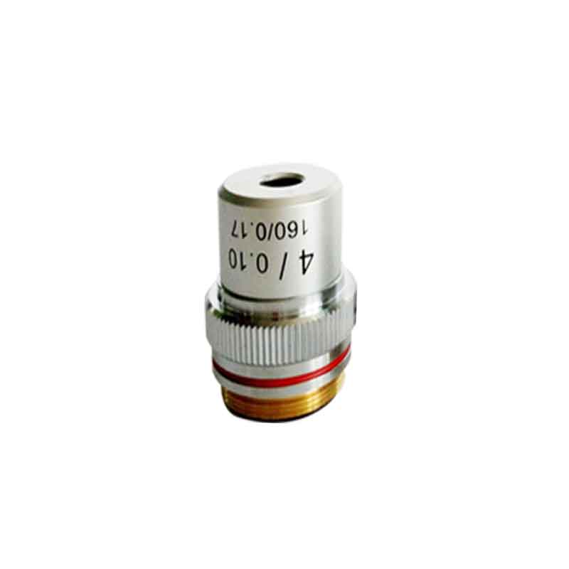 195mm Field 195 Achromatic Microscope Objective lens for Biological Microscope with 4X 10X 20X 40X 60X 100X