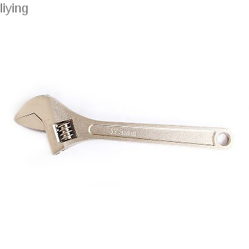 Adjustable wrench with Nickel plating