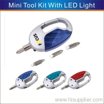 Mini Tool Kit With Led Light 