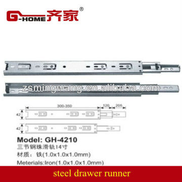 heavy duty drawer slides drawer runner with zinc plated