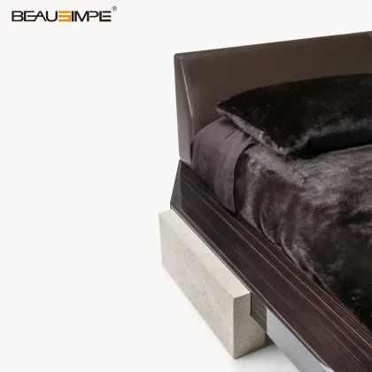 Stealth Luxury Adjustable Comfortable Dark Ebony Wood Bed