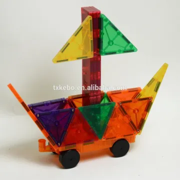 Award Winning Magnetic Stick N Stack 36 full color page Idea book with over 100 Magnetic tiles