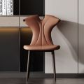 Modern Luxury Xipi Leather Art Armless Chair