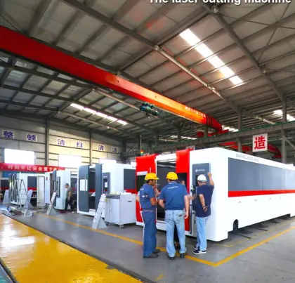 Germany Neugart reducer steel fiber laser round bar cutting machine