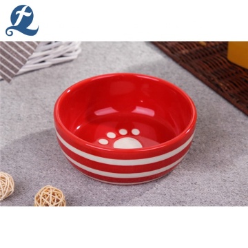 Миска для воды Custom Red Ceramic Pet Food