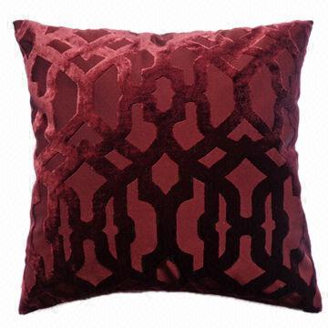 Cutting Velvet Pillow Case, Measures 43 x 43cm