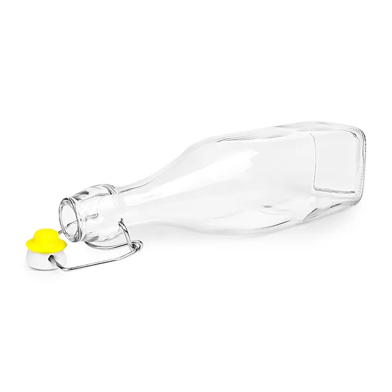 750ml Square Shape Glass Bottle