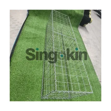 2x1x1 Galvanized Gabion Stone Cage for Retaining Wall