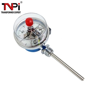 Explosion proof bimetal thermometer can transmit signal