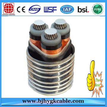 0.6 / 1KV aluminio núcleo XLPE cable de alimentación superior aislado