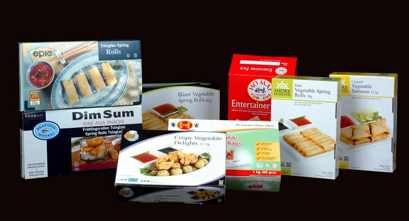 Cardboard Paper Food Box Frozen Food Package, High Quality Cardboard ...