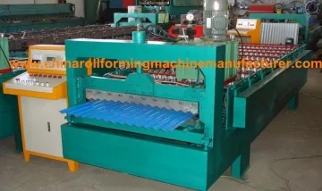 wall and roof panel roll forming machine