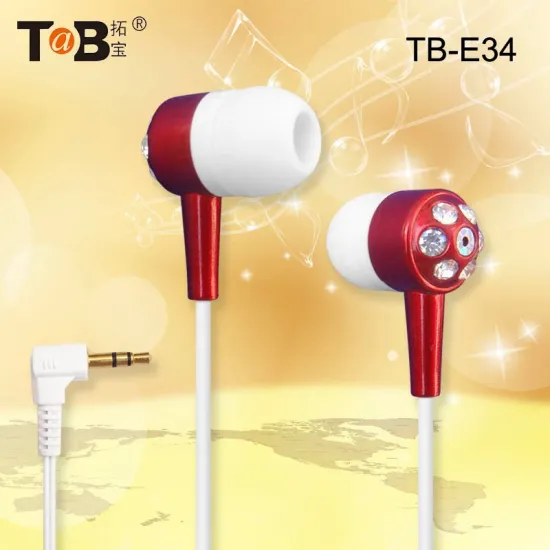 New product for 2015, unique design diamond earphone for girls,arabic music mp3 earphones