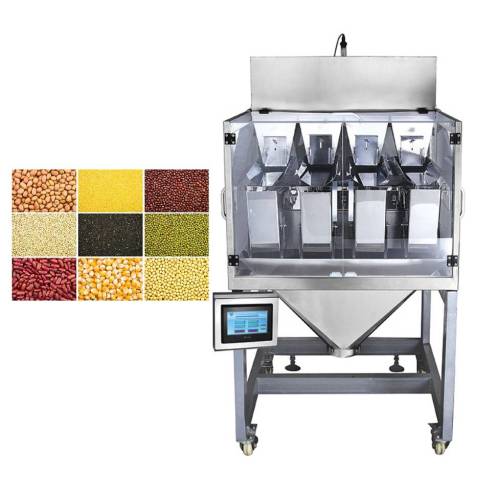 4-Head Linear Weigher Scale for Cereal Products
