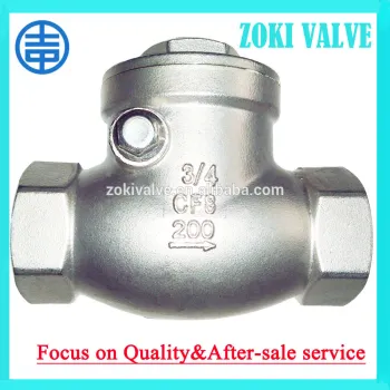 Stainless Steel Screwed Swing Check Valve