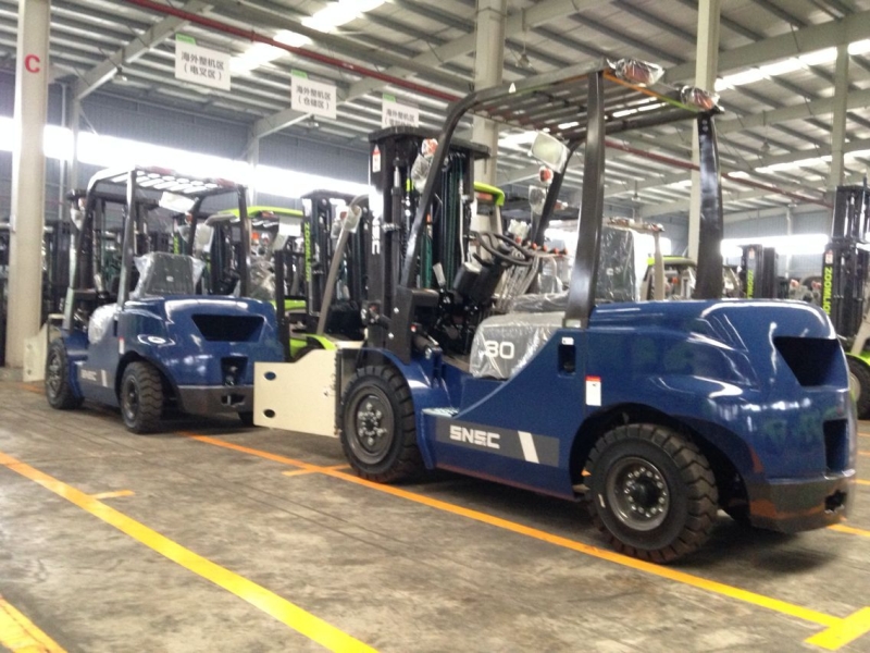 Bale Clamp Forklift Truck