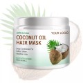 Aceite de coco Cabello para el cabello de licencia -En acondicionador crema