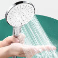 Bảng điều khiển lớn áp suất cao năm chế độ nước lớn cửa phòng tắm chrome tay