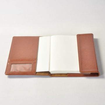 Wholesale Handmade Customized Bible Cover with PU Leather Notebook, Refilled with Pen Loop and Card Slots