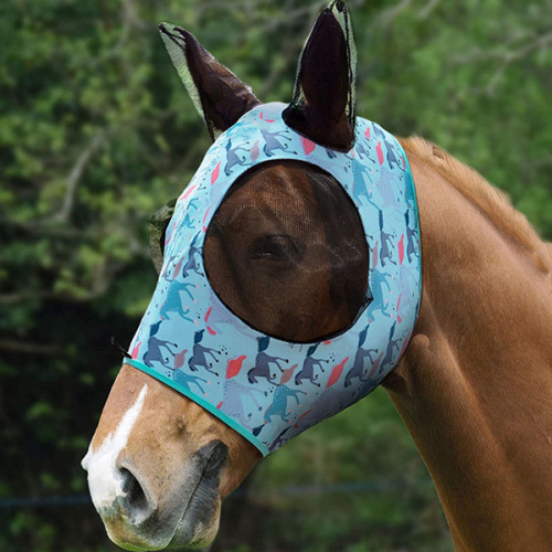 Vente chaude lycra-matériau mouche à cheval souple