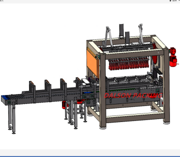 Robotic Packer for Soda and Wine Bottles Carton Case Packaging