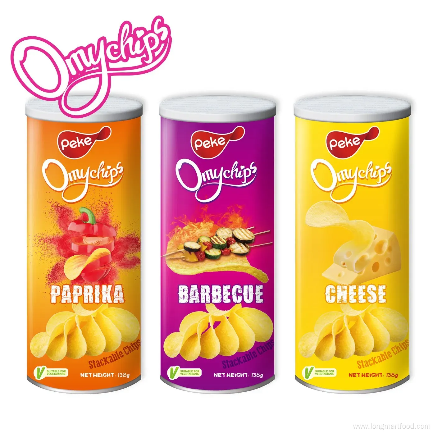 Stackable Potato Chips: OEM/ODM from China's No. 1 Peke Factory
