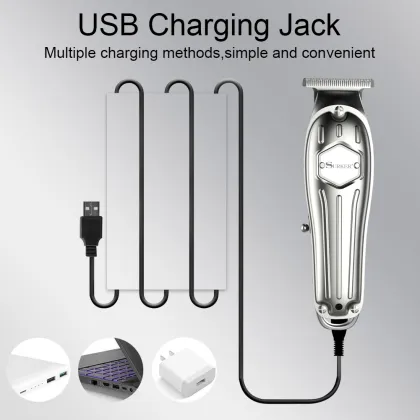 Adjustable Stainless Steel Blade Professional Hair Clippers - SURKER Haircut