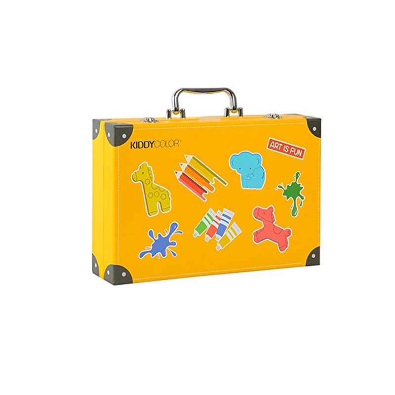 Custom Suitcase Paper Gift Box for Colored Crayons