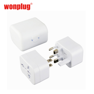Worldwide Travel Adapter Kit: AU, EU, US to UK Universal Plug Converter