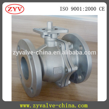 150LB stainless steel ansi flanged ball valve