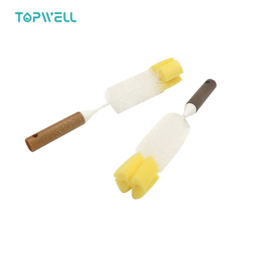 トップウィルエコマテリアルスポンジプラスチックカップブラシ