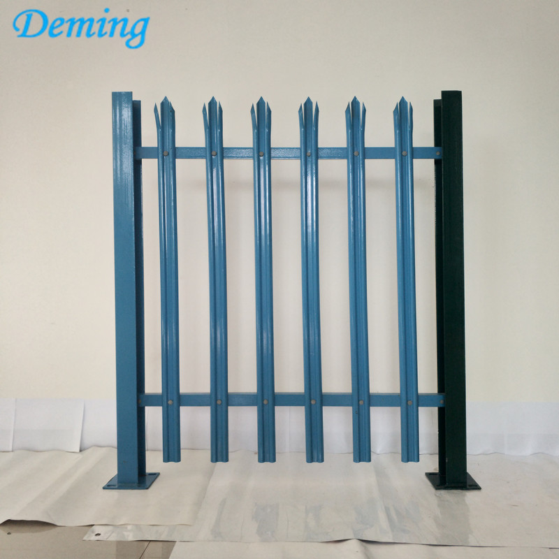 Factory PVC Coated Steel Palisade Fence for sale