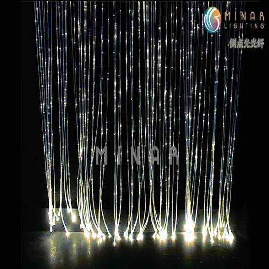 Fiber Optic Light Cable Curtain - High Quality Decorative Side Spot Sparkle
