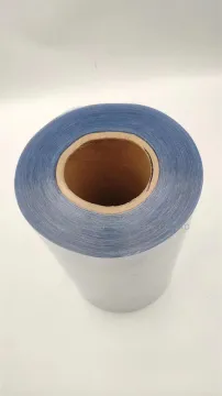 glass clear pvc and opaque white pvdc film