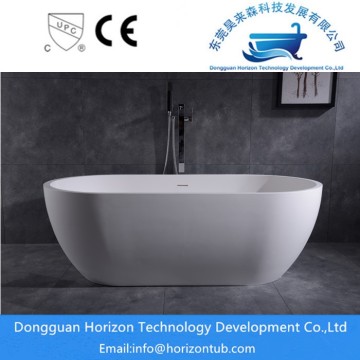 Comfortable solid surface tub