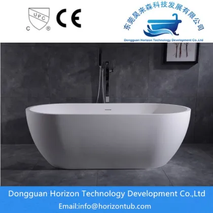 Luxury freestanding stone tub