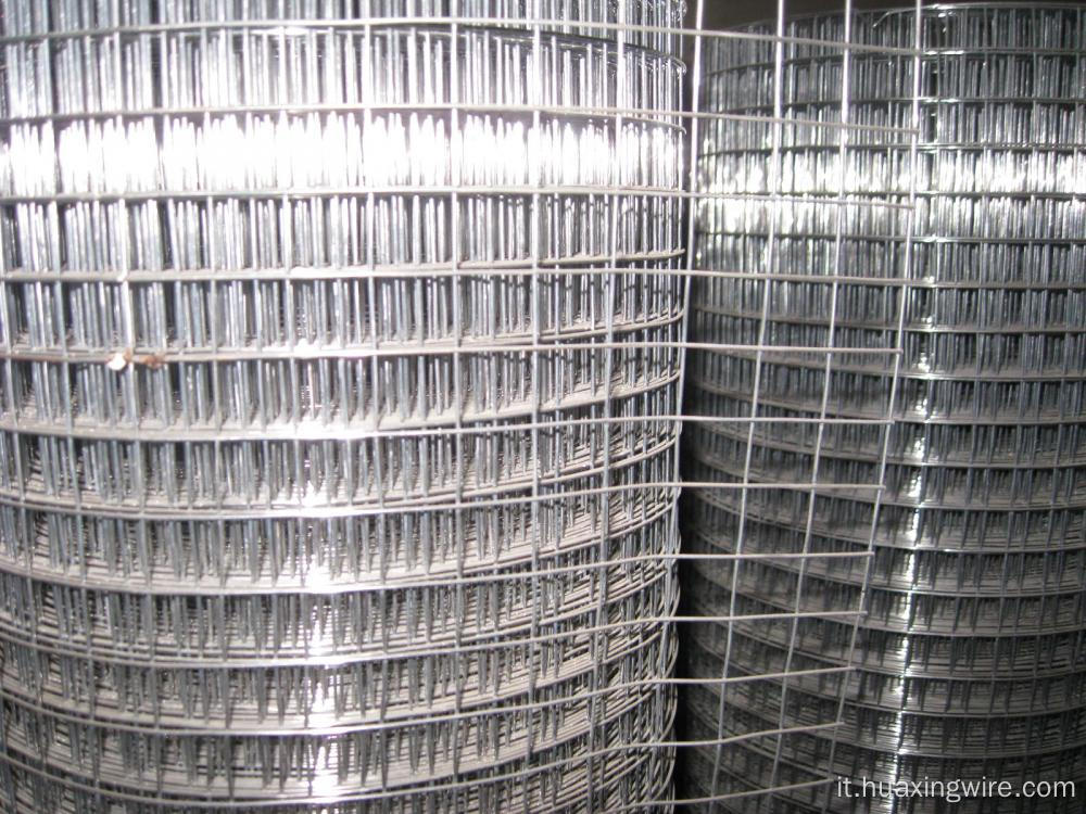 Maglia di filo di ferro saldato galvanizzato