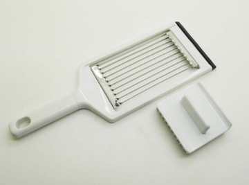 kitchen tool Stainless Steel tomato Cutter with plastic Handle fruit Cutter Tomato Slicer